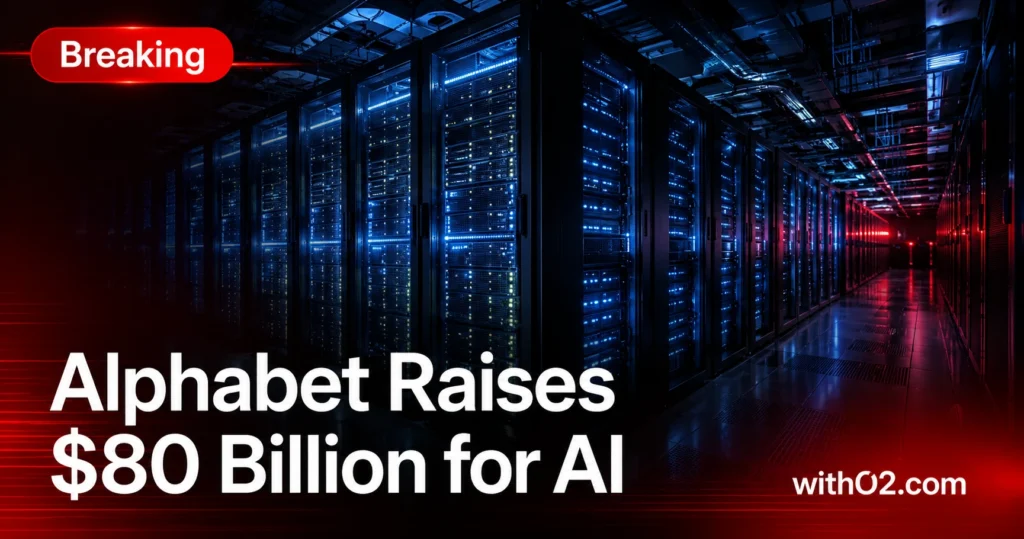 Alphabet raises $80 billion for AI infrastructure — largest US equity raise in history 2026