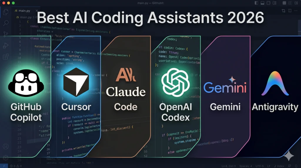 Best AI Coding Assistants 2026: GitHub Copilot vs Cursor vs Claude Code vs Gemini Best AI coding assistants 2026 β Copilot vs Cursor vs Claude Code vs Codex compared