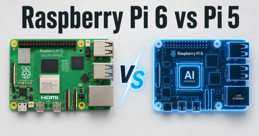 Raspberry Pi 6 vs Raspberry Pi 5 — specs comparison and upgrade guide 2026