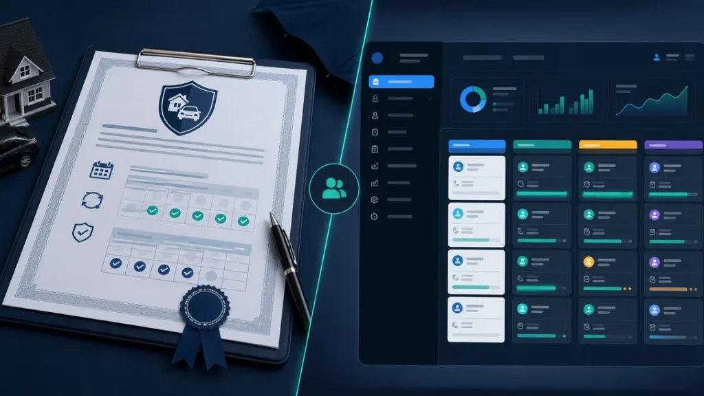 Best CRM Software for Insurance Agencies 2026: Top 10 Compared best CRM software for insurance agencies 2026 comparison dashboard