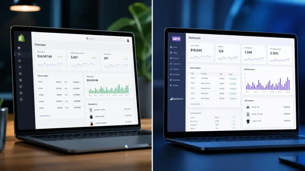 Best ecommerce platform 2026 comparison: Shopify vs WooCommerce vs BigCommerce