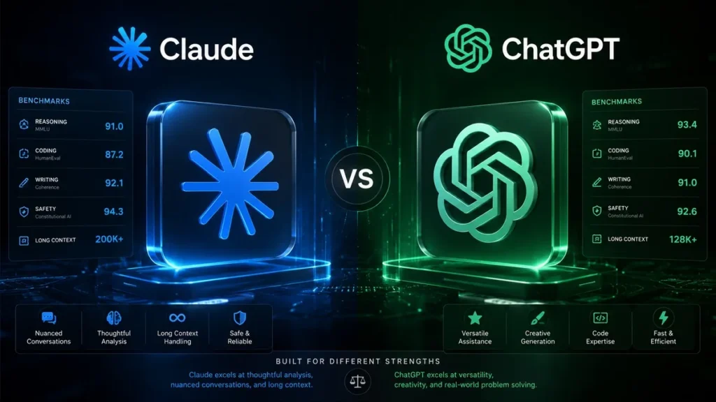 Claude vs ChatGPT 2026: We Tested Both — GPT-5.6 Sol vs Fable 5 Compared Claude vs ChatGPT 2026 comparison — GPT-5.6 Sol vs Fable 5 benchmarks and pricing