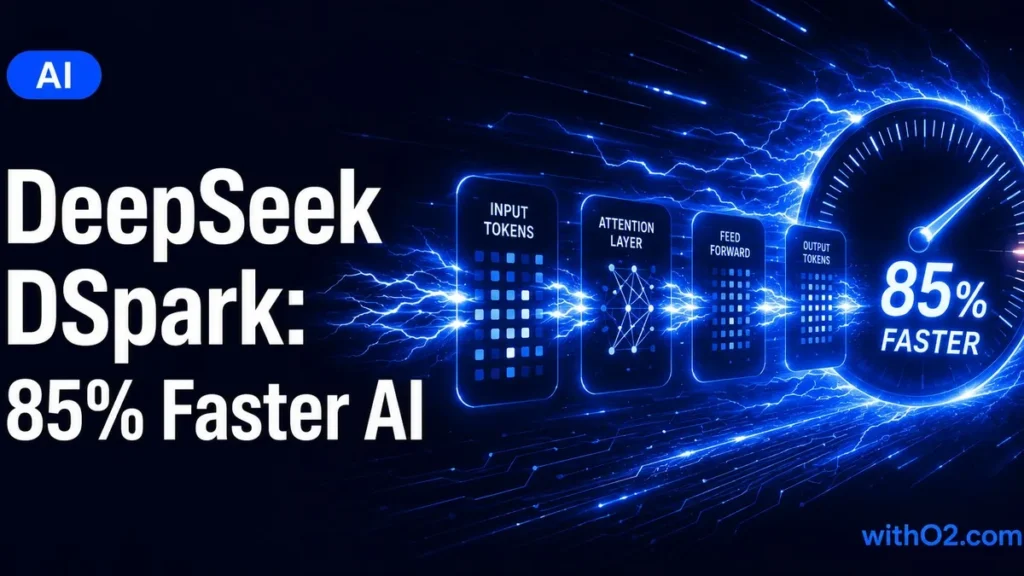 DeepSeek DSpark: 85% Faster LLM Inference Explained DeepSeek DSpark speculative decoding system making LLM inference 85% faster without retraining