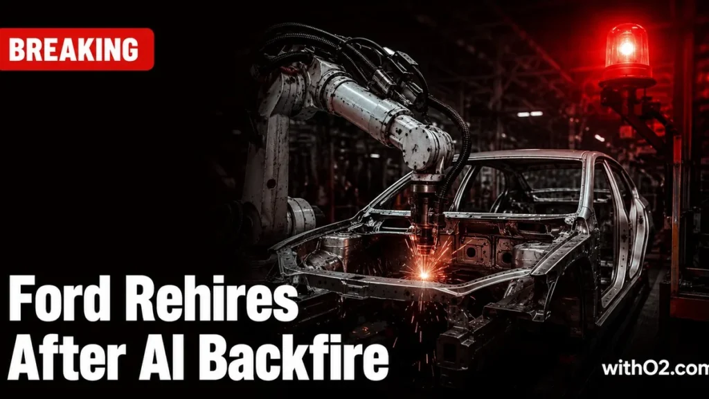 Ford Rehires Engineers After AI Strategy Backfires Ford rehires 350 engineers after AI quality strategy causes 51 vehicle recalls in 2026