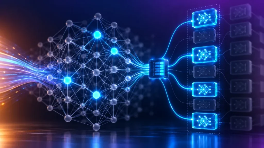 Mira Murati’s Inkling: Open-Weight AI You Can Fine-Tune Yourself Mixture-of-experts AI model architecture with selectively activated expert nodes