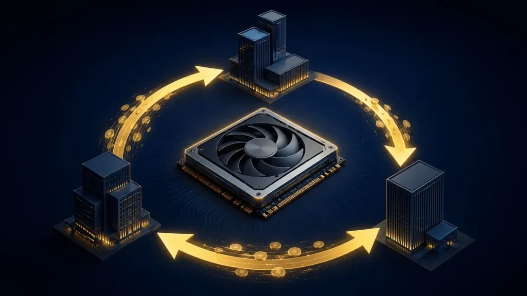 Nvidia Is Financing the Companies That Buy Its Own GPUs GPU chip at the center of a circular money-flow loop between three unbranded cloud companies