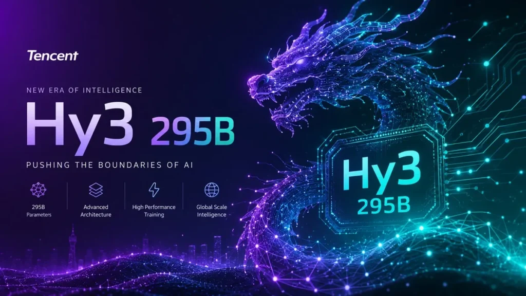 Tencent’s Hy3 Is a 295B AI Model That Runs Like a 20B — Apache Licensed Tencent Hy3 295B open source MoE model — Apache 2.0 licensed AI model architecture visualization