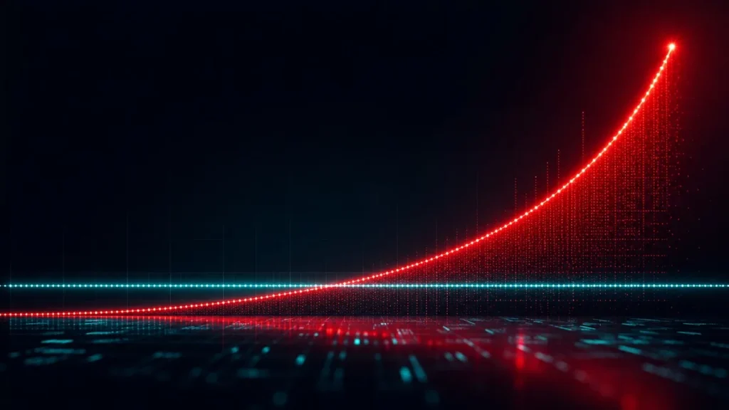 AI Coding Bills Are Exploding — Databricks Shares How to Fix It Enterprise AI coding cost curve showing exponential spend growth vs flat productivity line