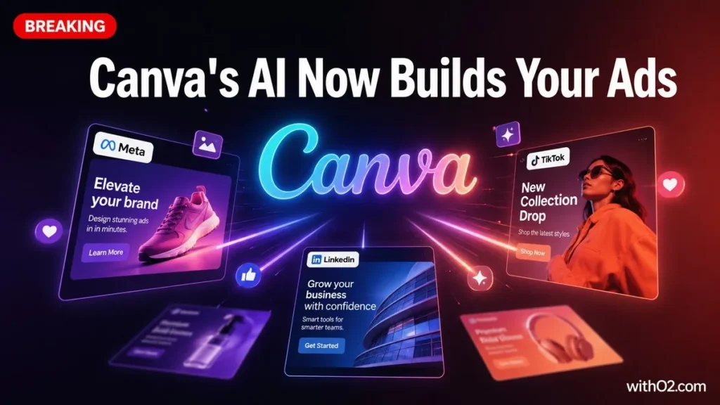 Canva Grow 2.0 AI ad platform creates and optimizes ads across Meta, TikTok, and LinkedIn