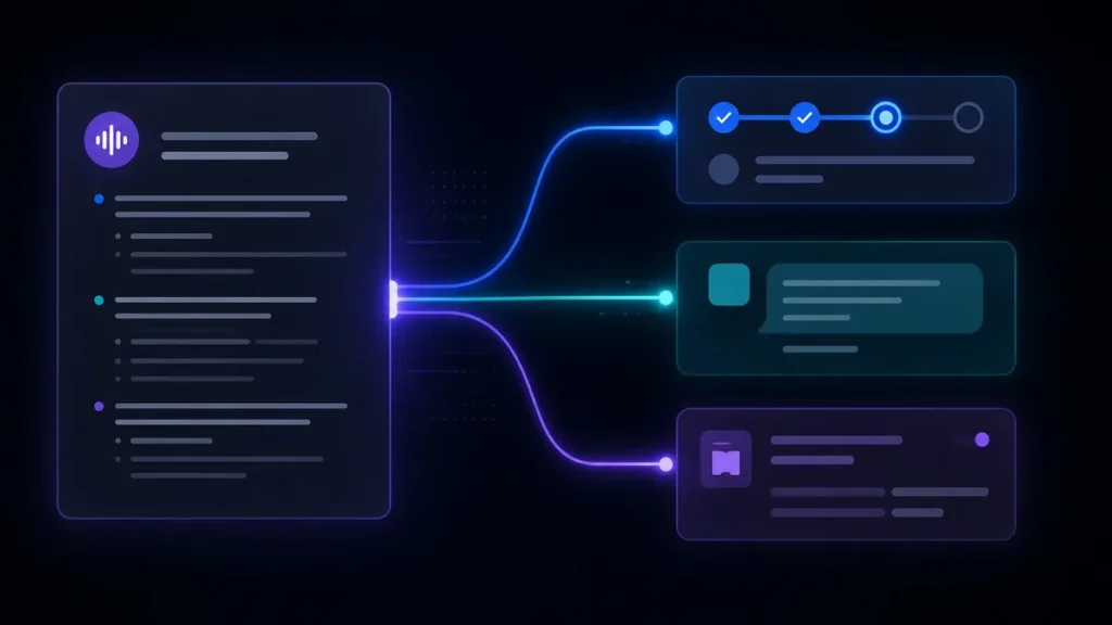 Notion AI Meetings Now Fire Custom Agents — No Manual Step Needed Notion AI Meeting Notes trigger firing Custom Agents to update project tracker, Slack, and tickets automatically