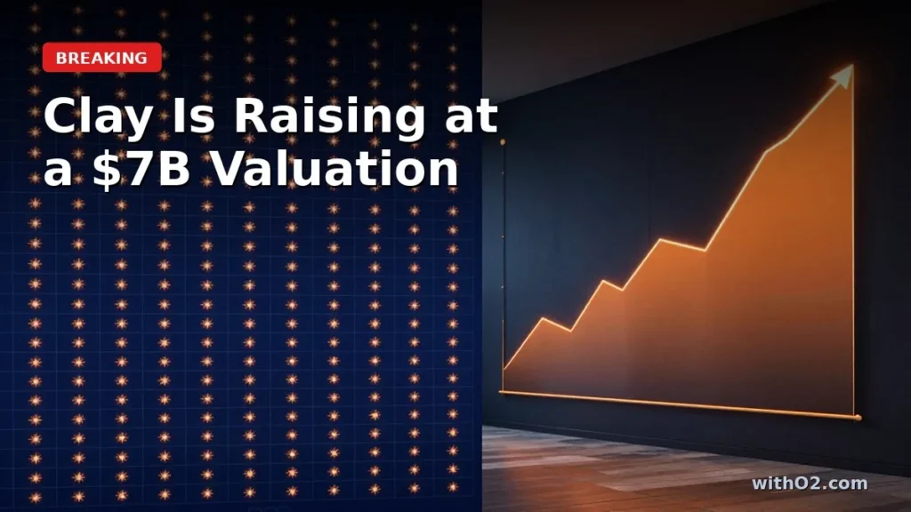 Enriched data table beside a rising valuation chart for an AI go-to-market platform