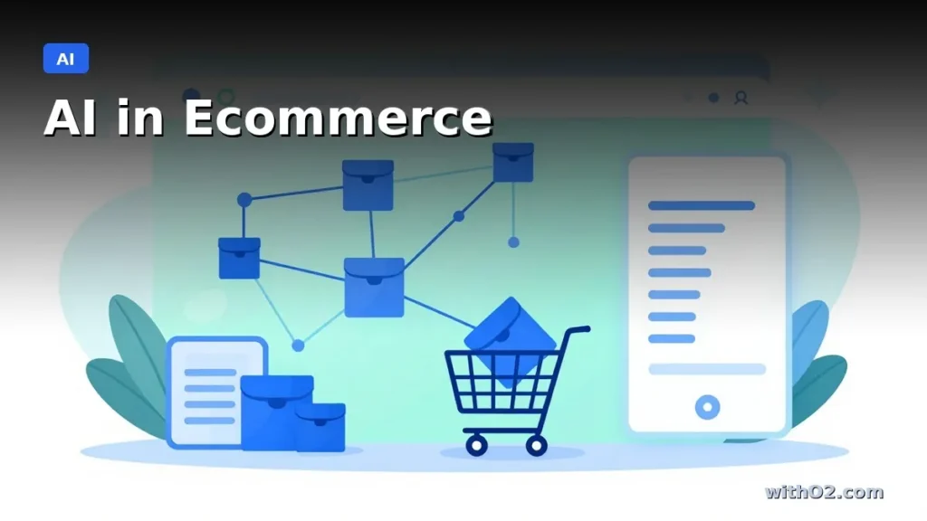 AI in ecommerce applications connecting product recommendations, inventory, and customer data