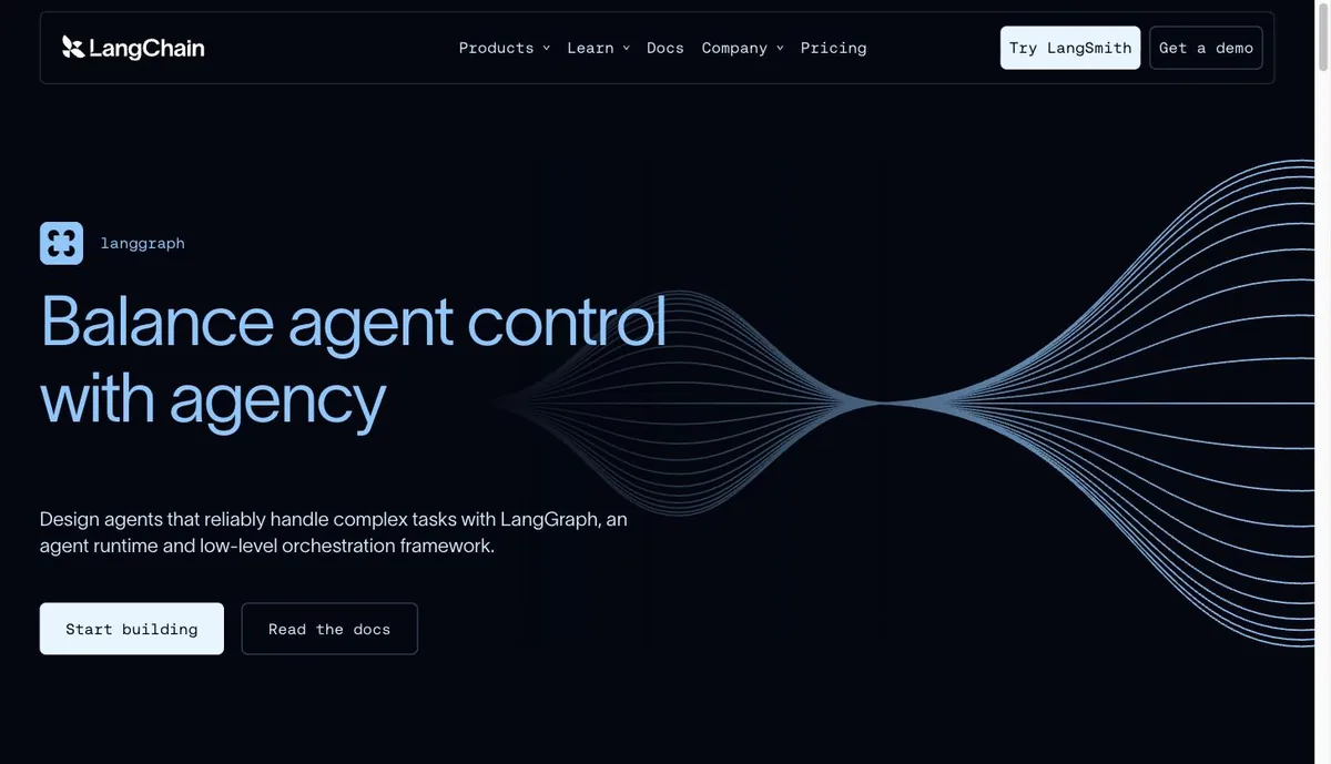 LangGraph product page — agent runtime and low-level orchestration framework from LangChain