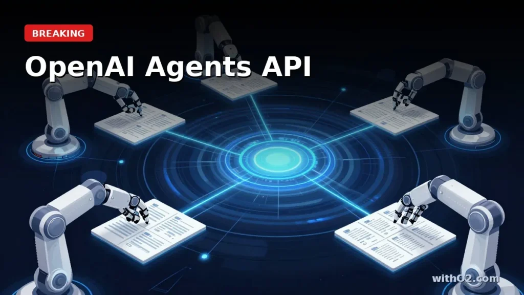 Multiple interconnected AI agent nodes processing parallel tasks in a distributed infrastructure network, electric blue on dark background