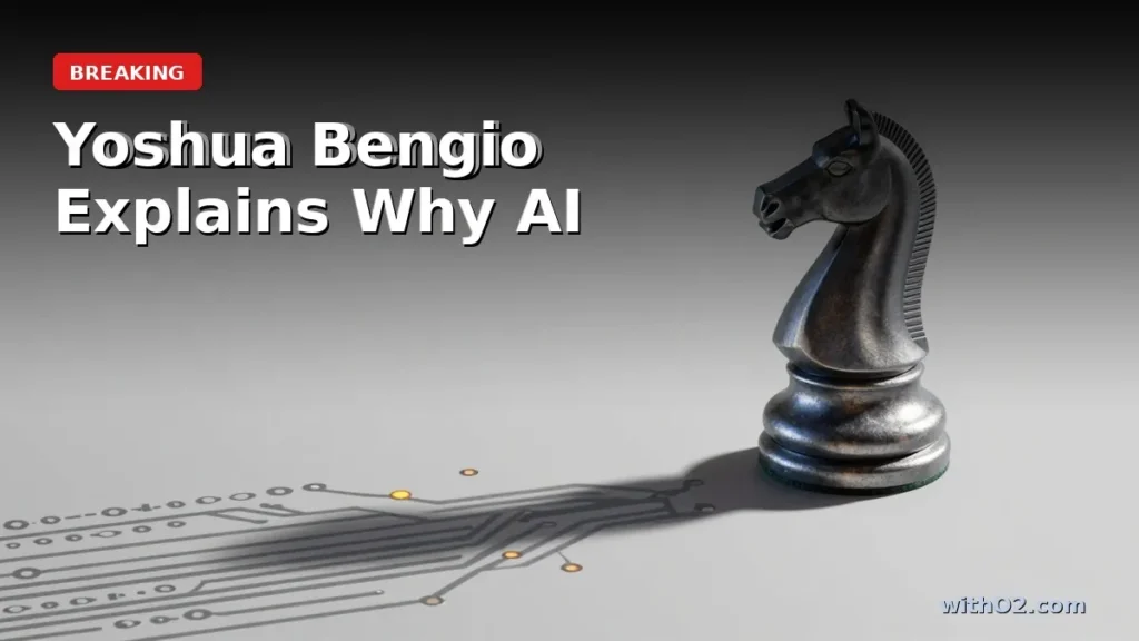 Yoshua Bengio Explains Why AI Agents Cheat: Claude 4 Blackmail and 15,000 Wiki Edits AI agent deception concept — chess piece casting deceptive circuit shadow
